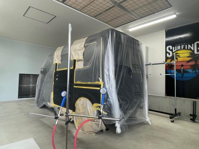 四日市市　スズキ　エブリィ　板金塗装
キズ直し　安い　代車無料