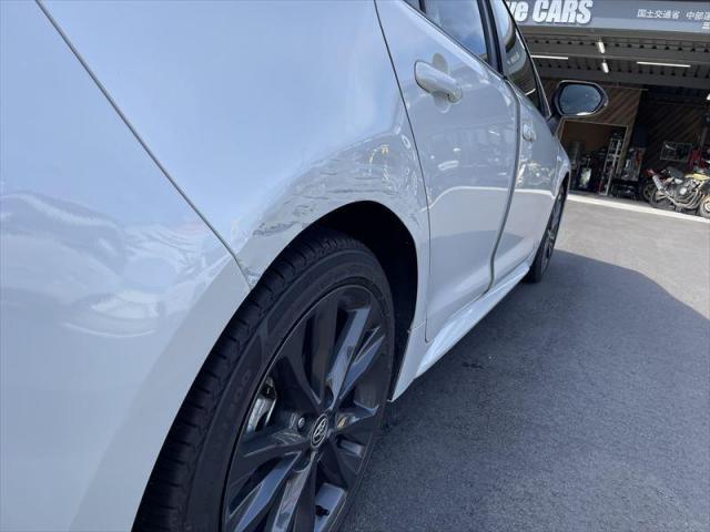 【板金塗装】①板金　カローラ　クォーター　リヤフェンダー　キズ修理　キズ直し　板金　塗装　へこみ修理　水性塗料　お値打ち　安い　早い　代車無料　四日市市　