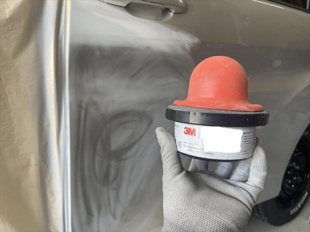 【側面修理②】 ステップワゴン　左側面　ドア交換　スライドドア修理　キズ修理　キズ直し　保険修理　代車無料　早い　板金　塗装　水性塗料　三重県　四日市市　菰野町　いなべ市　東員町　桑名市　鈴鹿市　オリーブカーズ