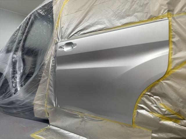 【側面修理②】 ステップワゴン　左側面　ドア交換　スライドドア修理　キズ修理　キズ直し　保険修理　代車無料　早い　板金　塗装　水性塗料　三重県　四日市市　菰野町　いなべ市　東員町　桑名市　鈴鹿市　オリーブカーズ