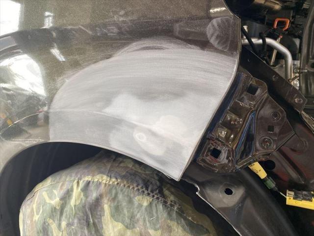 【フロント修理②】Ｎ－ＢＯＸ　フロント修理　保険修理　車両保険　塗装　鈑金　水性塗料　フロントバンパー　ヘッドライト　フォグランプ　代車無料　オリーブカーズ　三重県　四日市市