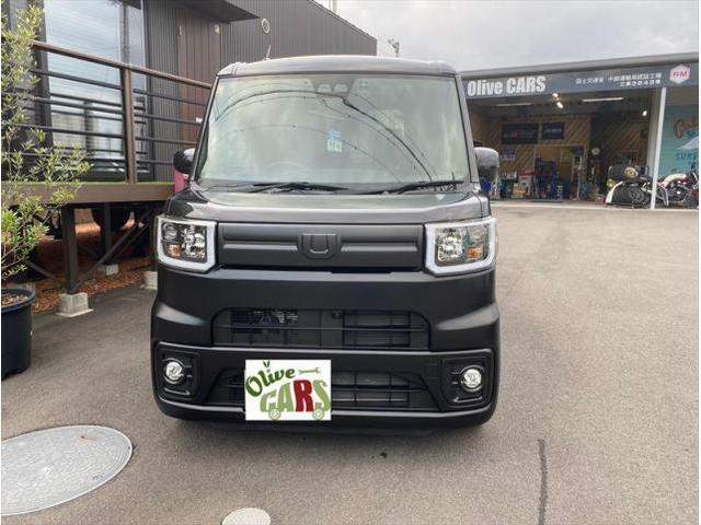 【フロントバンパー塗装】　ウェイク　バンパーつや消し塗装　カスタム　お値打ち　安い　早い　代車無料　オリーブカーズ　三重県　四日市市