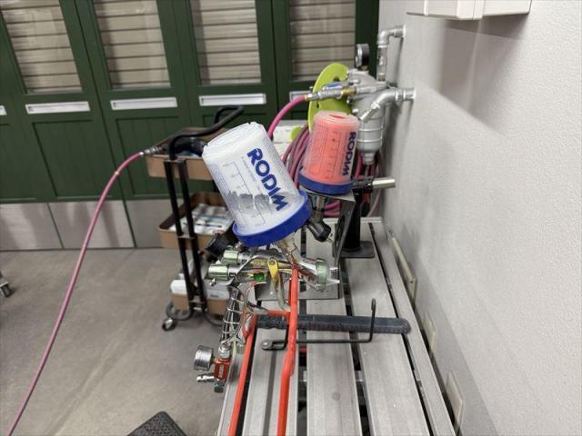 【バイク部品塗装】　ハーレー　フェンダー塗装　純正色　カスタム　バイク　オリーブカーズ　三重県　四日市市　