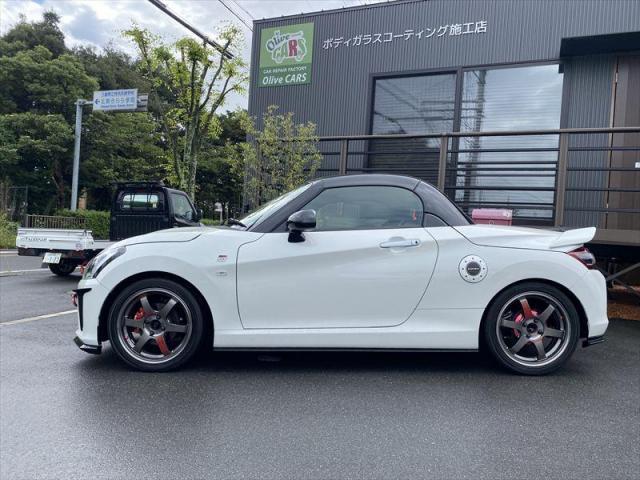 【車高調取付】　コペン　車高調　HKS　カスタム　代車無料　オリーブカーズ　三重県　四日市市