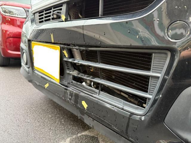 【フロント修理①】 ホンダ　Ｎ－ＷＧＮ　保険修理　車両保険　キズ修理　へこみ修理　バンパー　ナンバー　板金　塗装　水性塗料　オリーブカーズ　三重県　四日市市