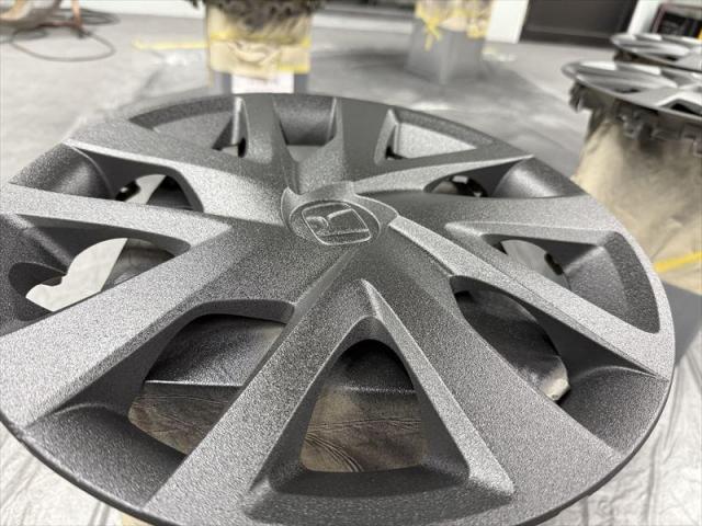 【ホイールキャップ塗装】　Ｎ－ＢＯＸ　ラプターライナー　ラプター　カスタム　塗装　ホイールキャップ　おしゃれ　お値打ち　安い　オリーブカーズ　三重県　四日市市