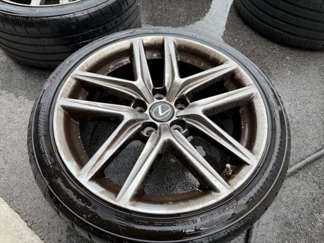 【ホイール洗浄】 レクサス GS F ホイール汚れ ブレーキダスト