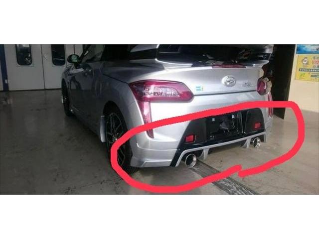 【スポイラー塗装】　コペン　スポイラー塗装　リアアンダースポイラー　未塗装　塗り分け塗装　カスタム　部品持ち込み歓迎　お値打ち　安い　オリーブカーズ　三重県　四日市市