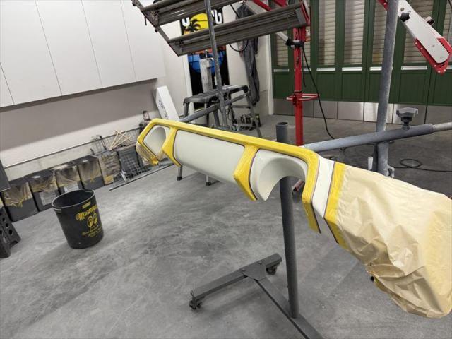 【スポイラー塗装】　コペン　スポイラー塗装　リアアンダースポイラー　未塗装　塗り分け塗装　カスタム　部品持ち込み歓迎　お値打ち　安い　オリーブカーズ　三重県　四日市市