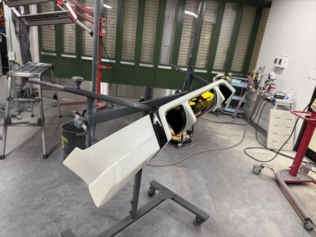 【スポイラー塗装】　コペン　スポイラー塗装　リアアンダースポイラー　未塗装　塗り分け塗装　カスタム　部品持ち込み歓迎　お値打ち　安い　オリーブカーズ　三重県　四日市市