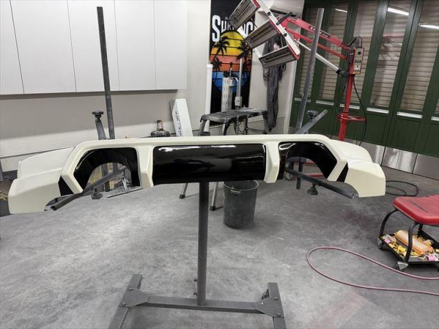 【スポイラー塗装】　コペン　スポイラー塗装　リアアンダースポイラー　未塗装　塗り分け塗装　カスタム　部品持ち込み歓迎　お値打ち　安い　オリーブカーズ　三重県　四日市市