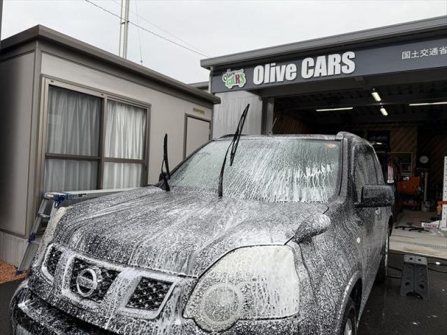 【ボディコーティング】　エクストレイル　コーティング　アークバリア21　親水コーティング　磨き　艶　中古車　新車　お値打ち　安い　代車無料　オリーブカーズ　三重県　四日市市
