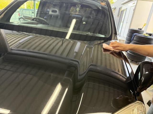 【ボディコーティング】　エクストレイル　コーティング　アークバリア21　親水コーティング　磨き　艶　中古車　新車　お値打ち　安い　代車無料　オリーブカーズ　三重県　四日市市