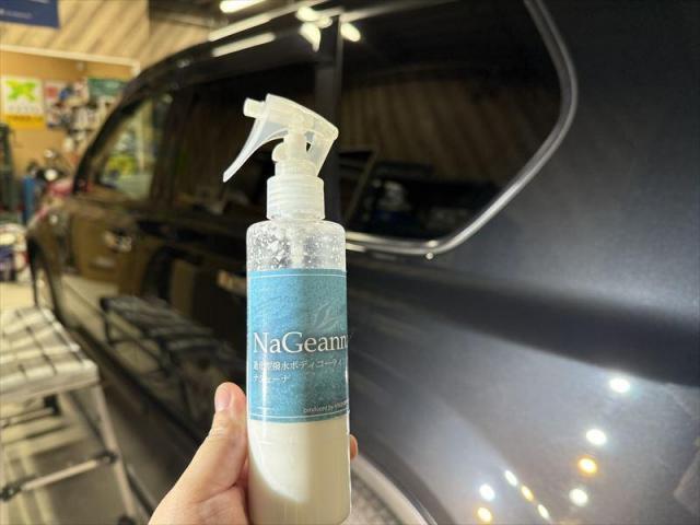 【ボディコーティング】　エクストレイル　コーティング　アークバリア21　親水コーティング　磨き　艶　中古車　新車　お値打ち　安い　代車無料　オリーブカーズ　三重県　四日市市