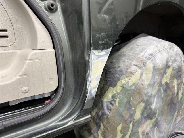 【側面修理②】　エブリイ　保険修理　車両保険　板金　塗装　水性塗料　側面修理　キズ修理　へこみ修理　オリーブカーズ　三重県　四日市市