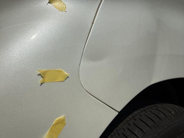 【左フロント修理①】　スペーシアカスタム　保険修理　フロントバンパー　フロントフェンダー　キズ修理　へこみ修理　板金　塗装　水性塗料　オリーブカーズ　三重県　四日市市