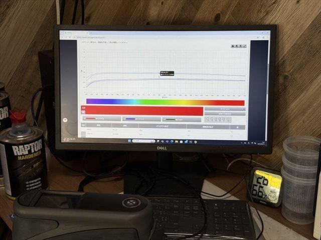 【左フロント修理②】　スペーシアカスタム　保険修理　フロントバンパー　フロントフェンダー　キズ修理　へこみ修理　板金　塗装　水性塗料　オリーブカーズ　三重県　四日市市