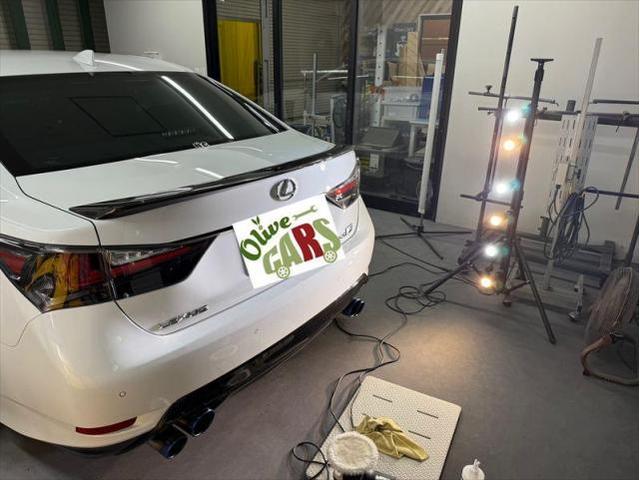 【磨き】　ＧＳ Ｆ　レクサス　ボディ磨き　コーティング　洗車キズ　コンパウンド　磨き　きれい　お値打ち　安い　代車無料　オリーブカーズ　三重県　四日市市