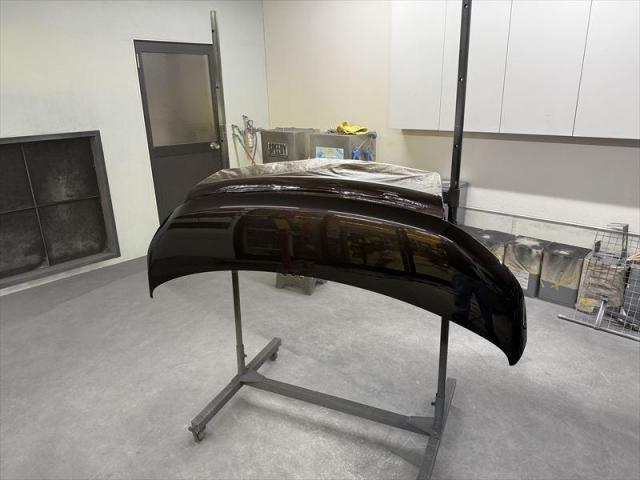 【ボンネット修理②】　スペーシアカスタム　スペーアシア　いたずらキズ　キズ修理　塗装　板金　保険修理　代車無料　オリーブカーズ　三重県　四日市市