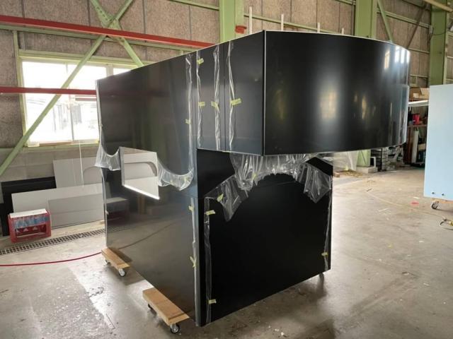 軽トラ荷台寸法自在　アルミフレーム　軽トラ荷台アルミフレーム荷箱
ワンオフで制作　軽トラキッチンカー　キャンピングカー　