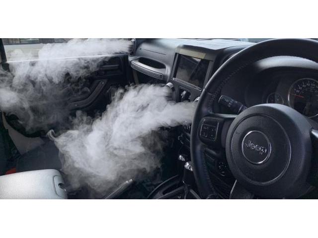 車　花粉症　くしゃみ　エアコン臭い　エアコン内部エバポレーター洗浄　車内ダクト内車内除菌防カビ
アメ車　ジープ　ラングラー　東京都　港区　江戸川区　市川　柏市　天白区　芦屋　車のエアコン掃除　グ―ネット　作業実績