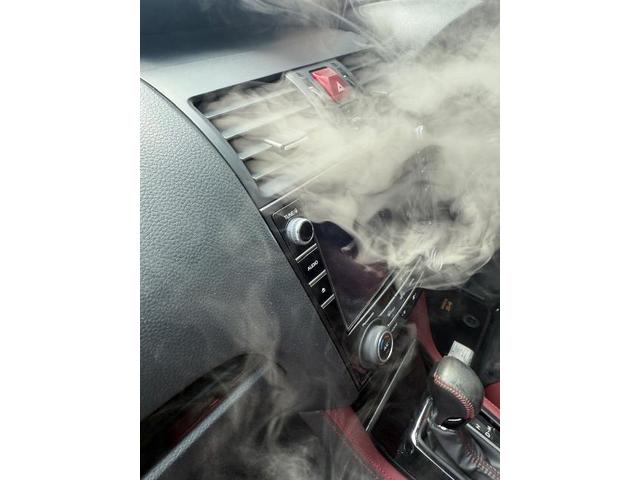 WRX S4エアコン　エアコンフィルター交換　エバポレーター洗浄　車のエアコン専門業者　愛車のエアコンを内視鏡一体型洗浄工具で高圧洗浄　スバル　ＷＲＸ Ｓ４　電装系修理　カーエアコンクリーニング株式会社　ピンクのおじさん