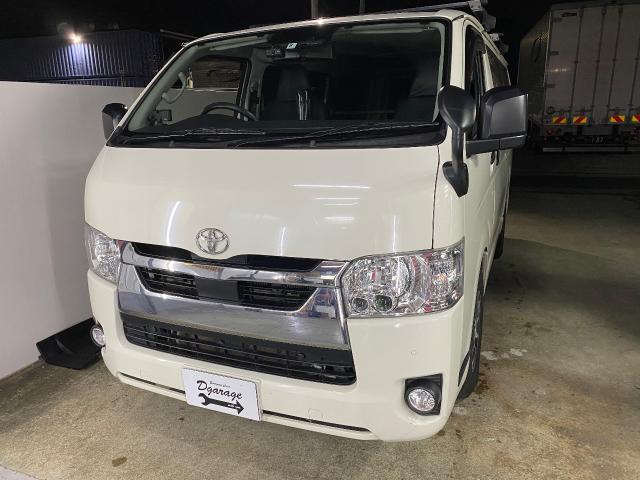 D garage 堺市 和泉市 岸和田市 トヨタ ハイエース GDH201V オイル交換 ディーゼル 