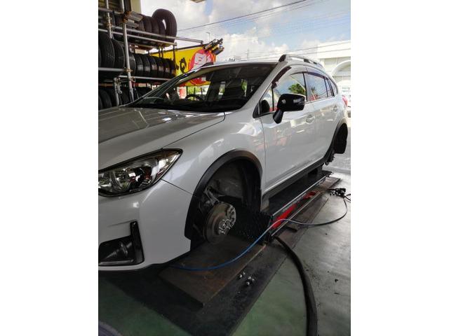 スバルXV　持ち込みタイヤ交換　牛久市、竜ケ崎市、つくば市、土浦市、阿見町