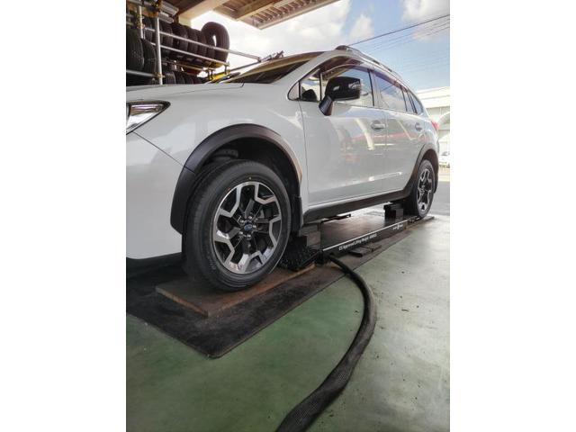 スバルXV　持ち込みタイヤ交換　牛久市、竜ケ崎市、つくば市、土浦市、阿見町