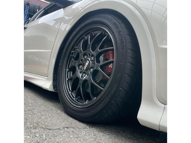 シビックに中古のBBS RG-Rタイヤホイールセットを取り付けしました！