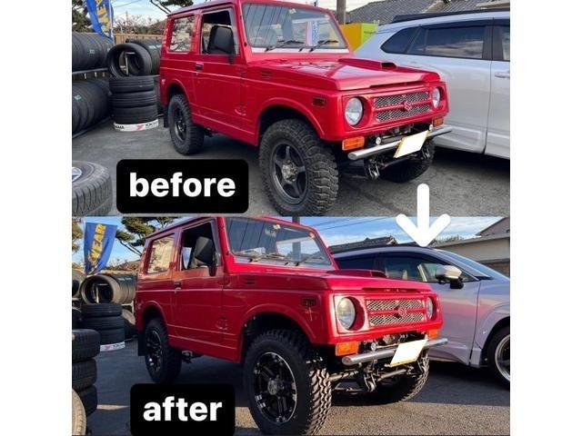 ジムニーのタイヤホイールセット交換！PPX SJ-X5×BSデューラーM/T 185/85R16新品セット！