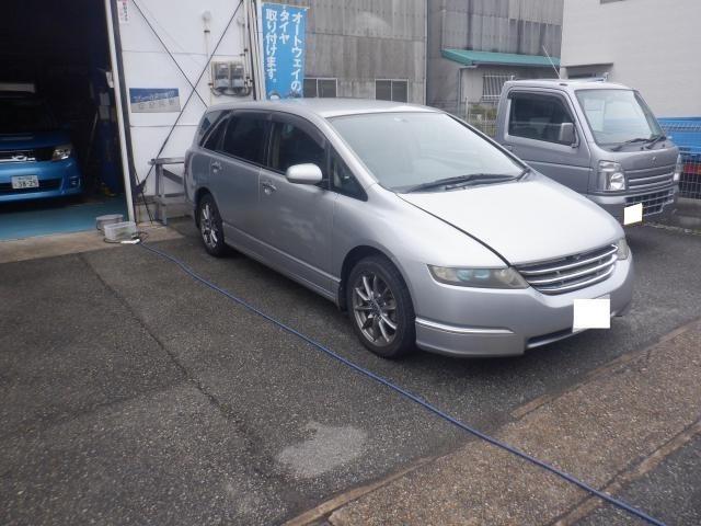 オディセイ　鈑金、塗装　格安仕上げ【神戸市、西区　伊川谷　車検・修理・整備・鈑金・ホイールアライメント、格安】