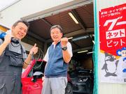 愛車の「キレイ」を追求していきます♪（右側：常連の水野さんです。愛車はＭＴのロードスターＲＦ他）