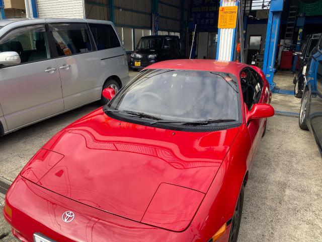 トヨタMR２　ホーン持ち込み交換