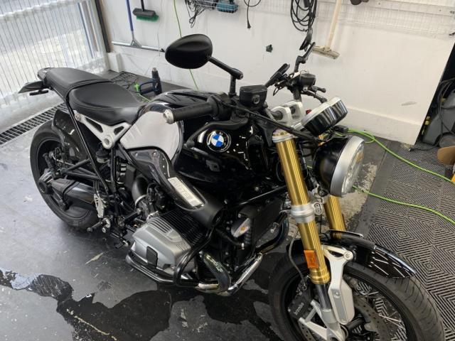 BMW R nineT プロテクションフィルム施工　横浜