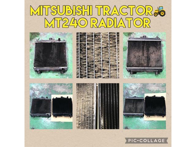 三菱農機 トラクター MT240 ラジエーター オーバーヒート 詰まり 水漏れ ラジエター 修理
MITSTUBISHI TRACTOR RADIATOR 