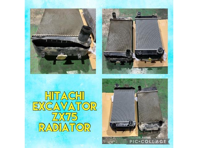 油圧ショベル タンク破裂】日立建機 ZX75 ラジエーター 油圧ショベル タンク破裂】日立建機 ZX75 ラジエーター