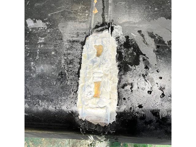 【馬送車 燃料タンク】馬運車 燃料漏れ 軽油 漏れ修理 半田付け