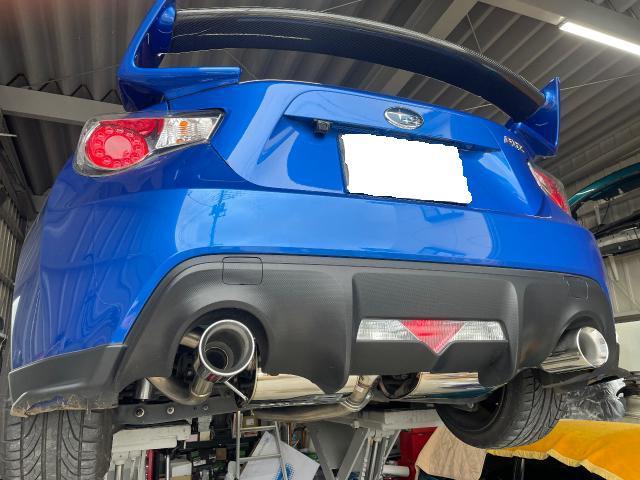 スバル　BRZ マフラー交換