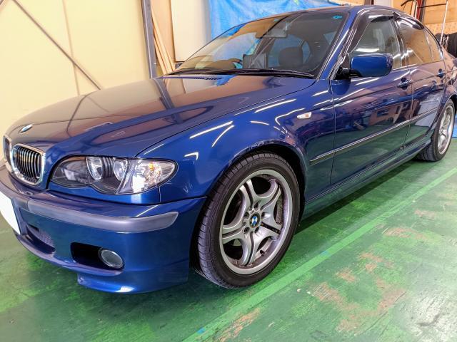 BMW E46 320i　天井張り替え　【トータルリペアFR】　内装修理　ルーフライニング　奈良市　生駒市　大和郡山市