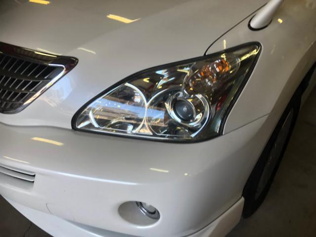 ハリアー　ハイブリッド　ヘッドライトリペア　宮崎市　修理