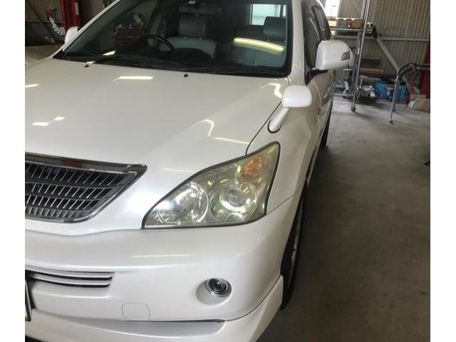 ハリアー　ハイブリッド　ヘッドライトリペア　宮崎市　修理