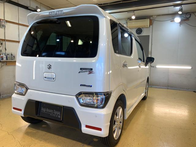 スズキ　ワゴンR カスタムZ ハイブリッド　パールホワイト　新車　コーティング
神奈川　湘南　藤沢