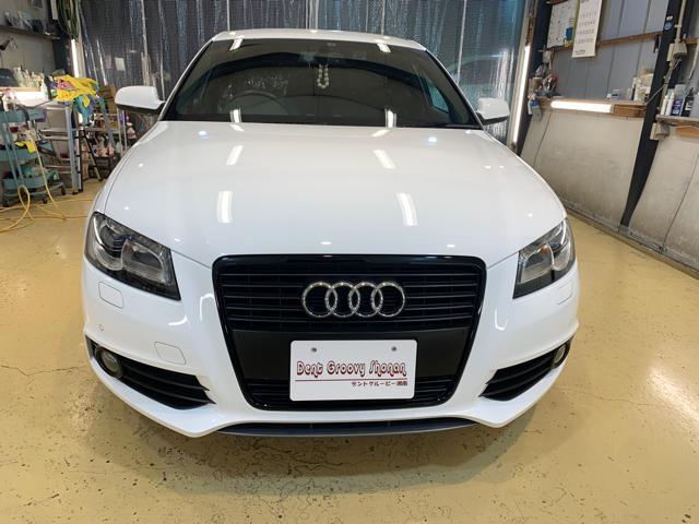 アウディ　A3 ホワイト　コーティング
神奈川　湘南　藤沢
