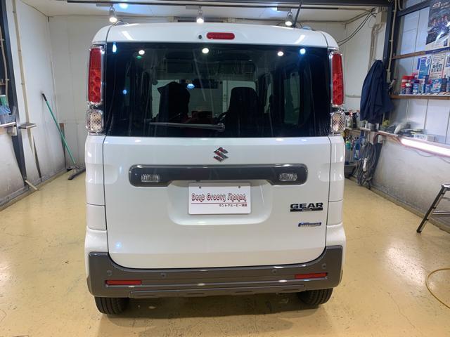 新車　スズキ　スペーシア　ギア　ハイブリッド　パールホワイト
ボディガラスコーティング　DPRO  ウィンドウガラス撥水コーティング　ホイールコーティング　ドラレコ 取り付け

神奈川　湘南　藤沢