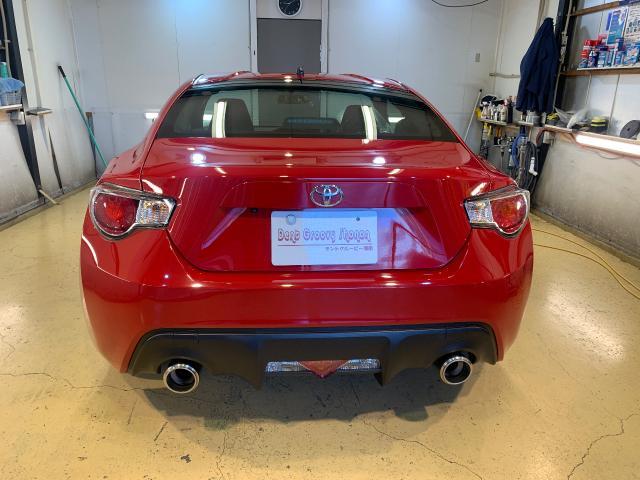 トヨタ　86 レッド　板金塗装　デントリペア
神奈川　湘南　藤沢