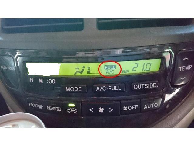 トヨタ　エスティマHVのエアコン点検修理