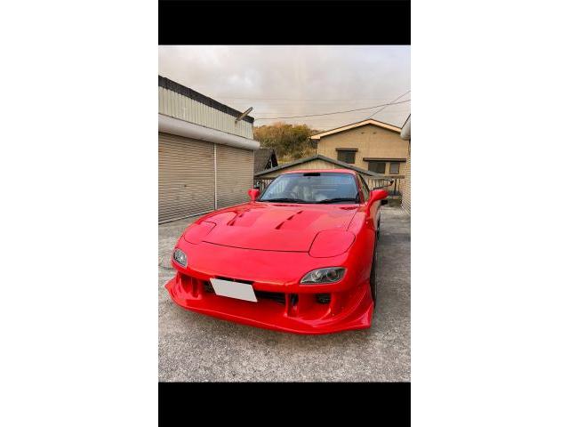 マツダ rx-7 FD ウイング取り付け跡　スムージング　同色塗装 カスタム　和泉市、泉大津市、岸和田市、堺市、大阪市