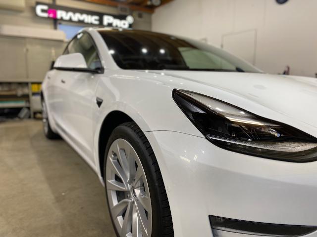 TESLA Model3「テスラ　モデル3」セラミックプロ9h ボディコーティング、長野市、須坂市、中野市