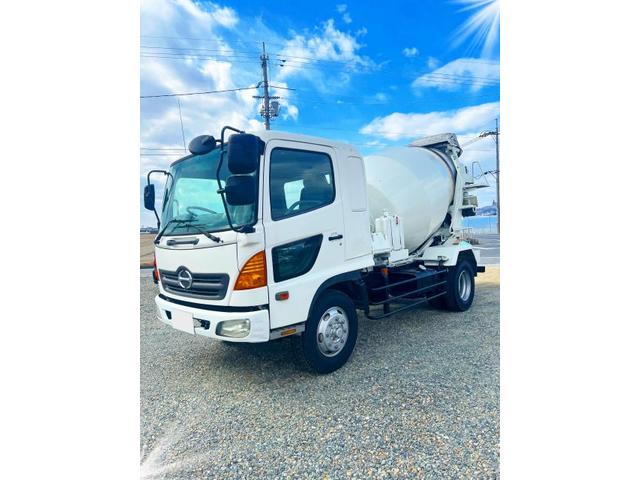 日野　コンクリートミキサー車　車検　【岡山市東区　岡山市中区　岡山市南区　岡山市北区　倉敷市　備前市　瀬戸内市　玉野市　赤磐市】
